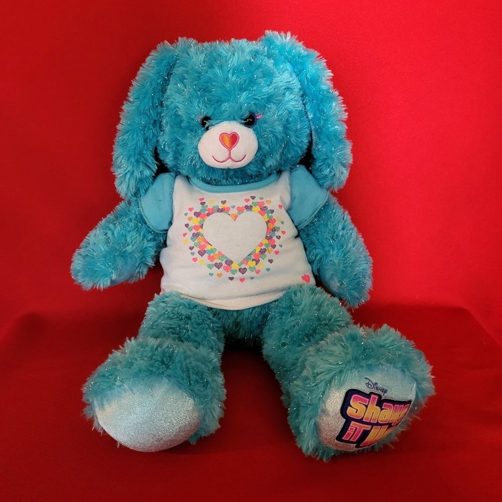 Build A Bear Bunny Disney Shake It Up Plush Rabbit Sparkle Stuffed Animal Doll